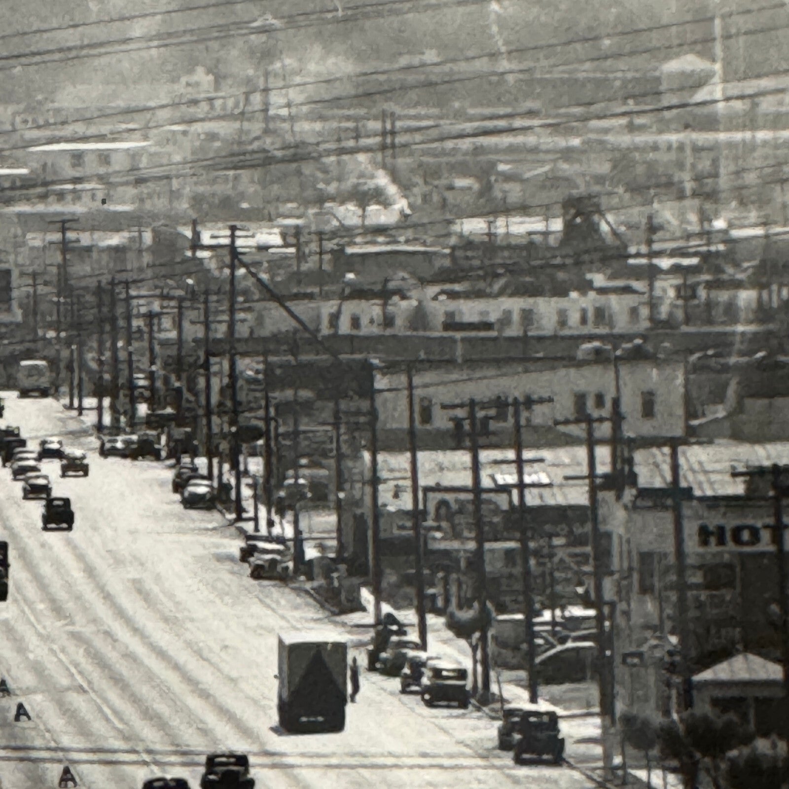 Vintage Cars on California Highway Photo Photograph Print Associated Press