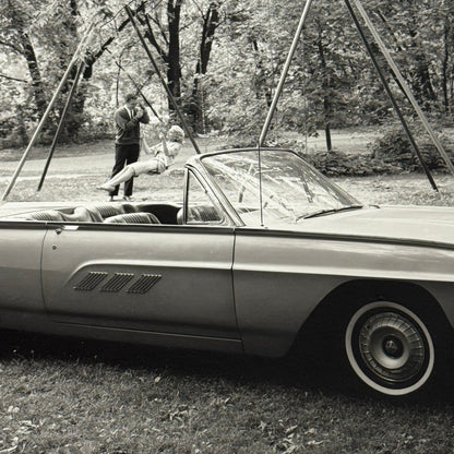 Vintage 1963 Ford Thunderbird Car Automobile Photo Photograph Modern Print