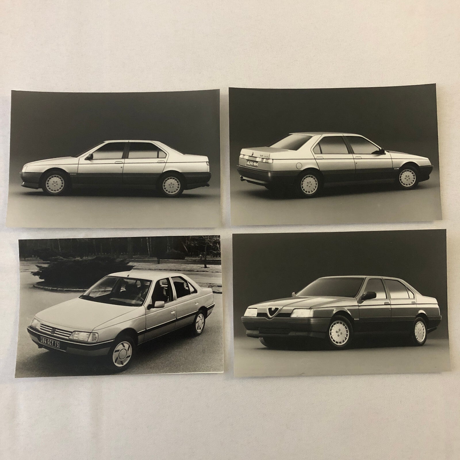 1987 Pininfarina Press Kit Ferrari F40 Alfa Romeo 164 Cadillac Allante Peugeot