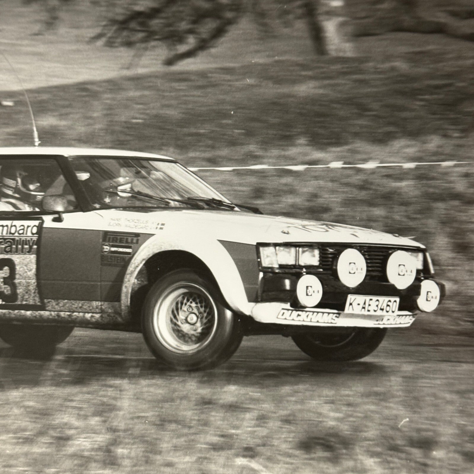 1980 RAC Rally Rallye Car Racing Photo Photograph Toyota Celica GT Vintage Car