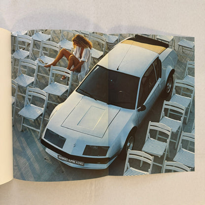 1980 Renault Alpine A310 Car Press Kit Brochure Photos Vintage GERMAN TEXT