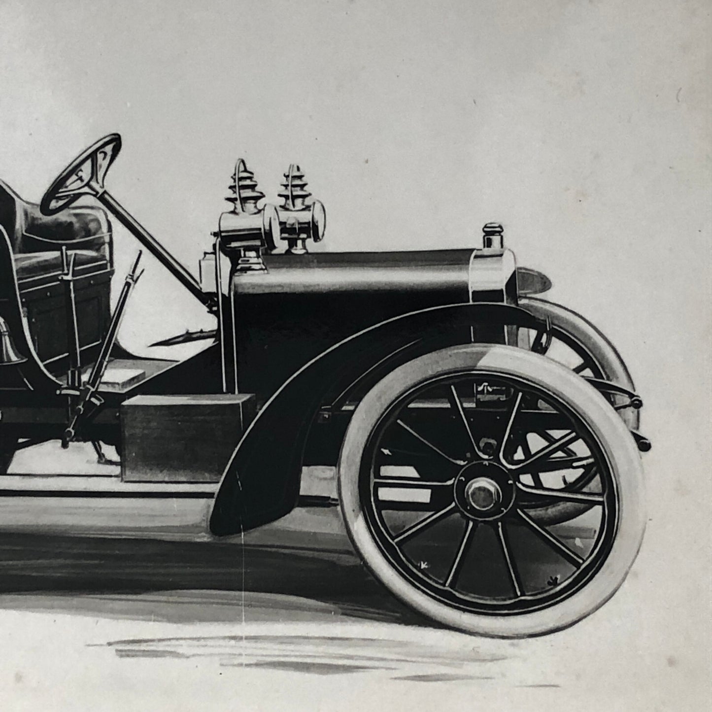 Antique Car Automobile Photo Photograph Print - Tag REA22E4