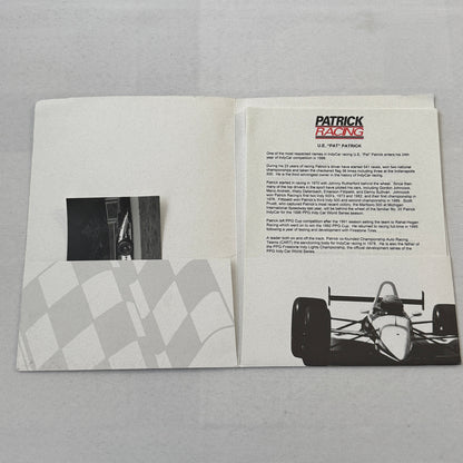 1996 Patrick Racing Press Kit Scott Pruitt IndyCar Vintage Brochure Photos
