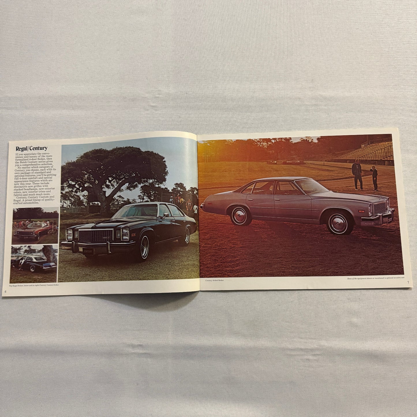 1976 Buick Car Sales Brochure Catalog Regal Century LeSabre Estate Wagon Riviera