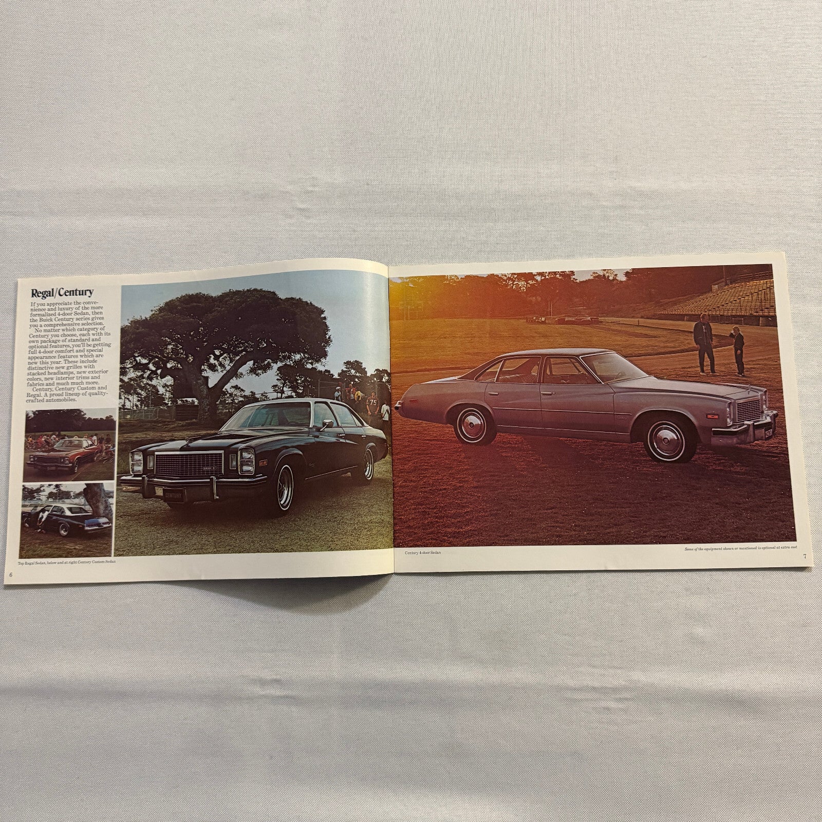 1976 Buick Car Sales Brochure Catalog Regal Century LeSabre Estate Wagon Riviera