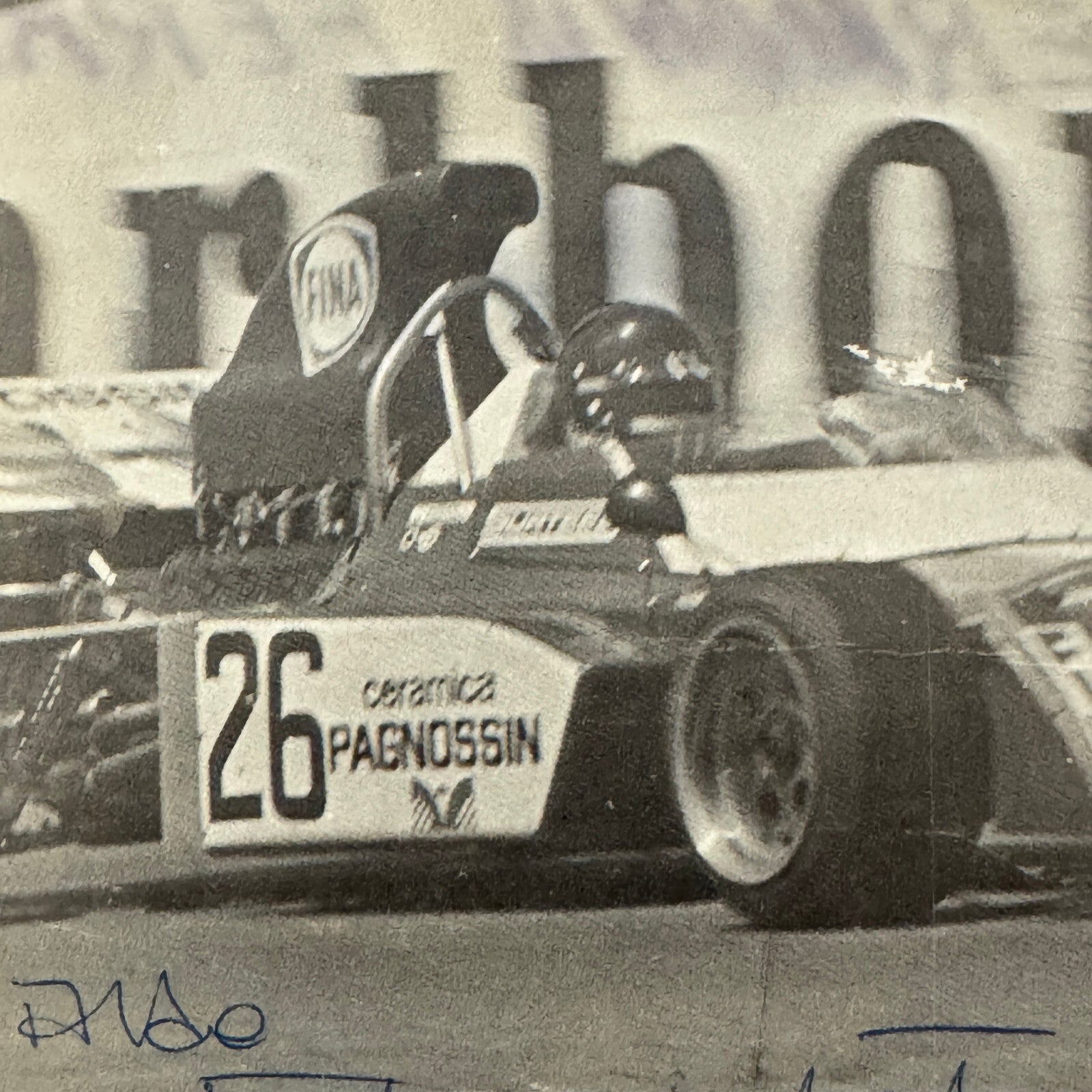 Andrea de Adamich Racing Driver Photo Photograph Surtees Signed Autograph