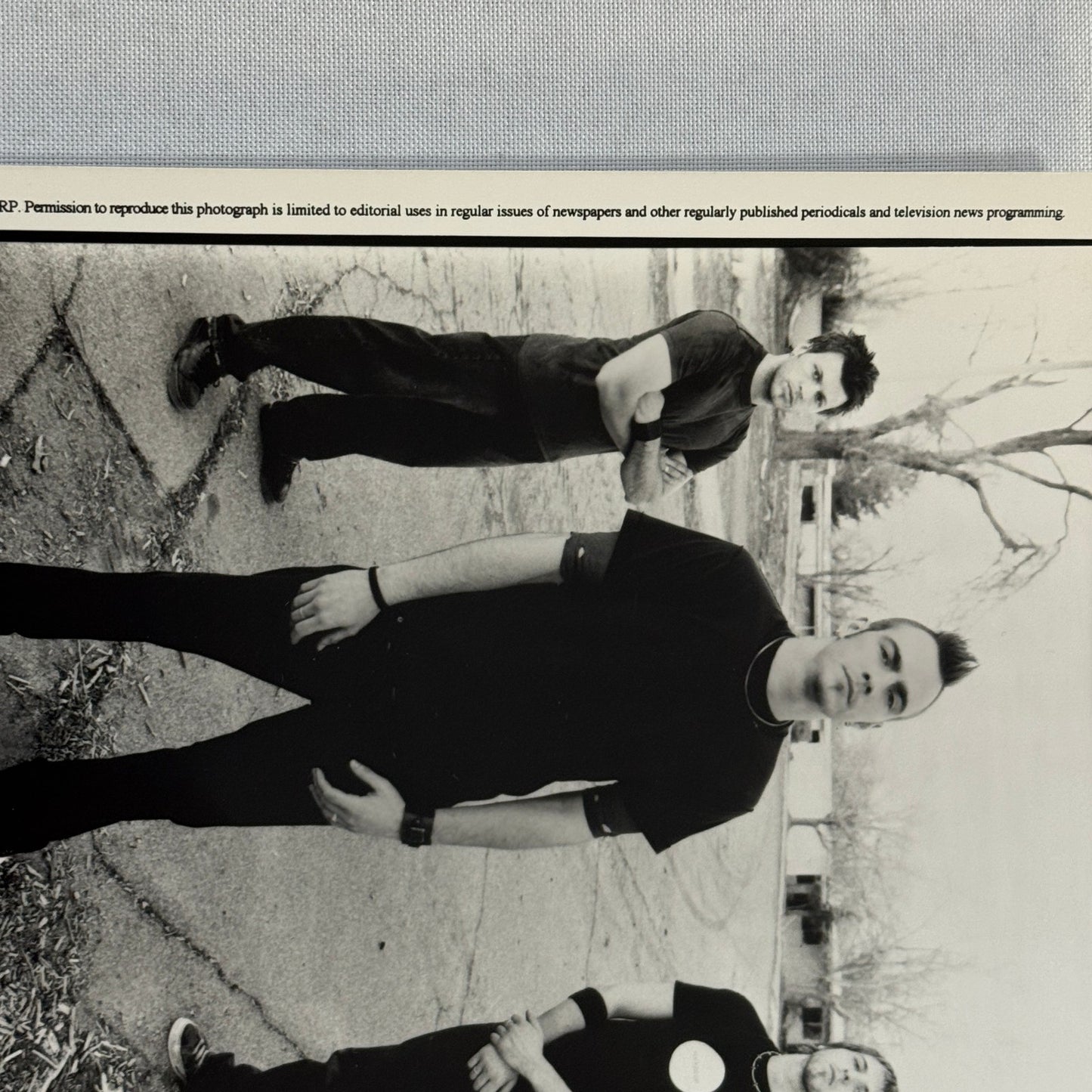 Three Days Grace Music Publicity Press Photo Photograph Band 2003 Adam Gontier