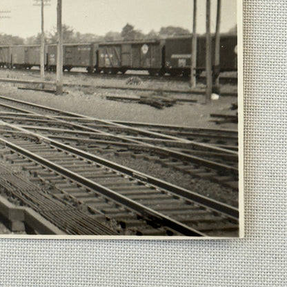 Vintage Train Photo Photograph Railroad Railway Rail