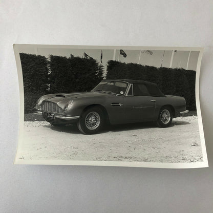 Vintage 1967 Aston Martin Volante Convertible Car Photo Photograph Print