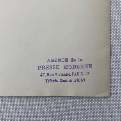 Vintage Photograph of French Circus Poster or Postcard Illustrations Photo