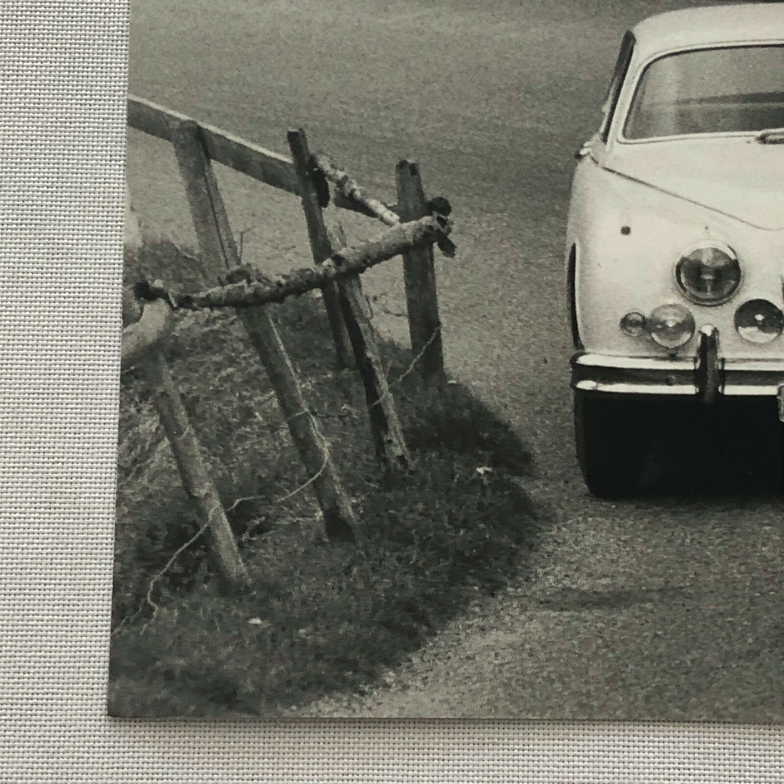 Vintage Jaguar 3.4 Racing Photo Photograph Lienhard ? 