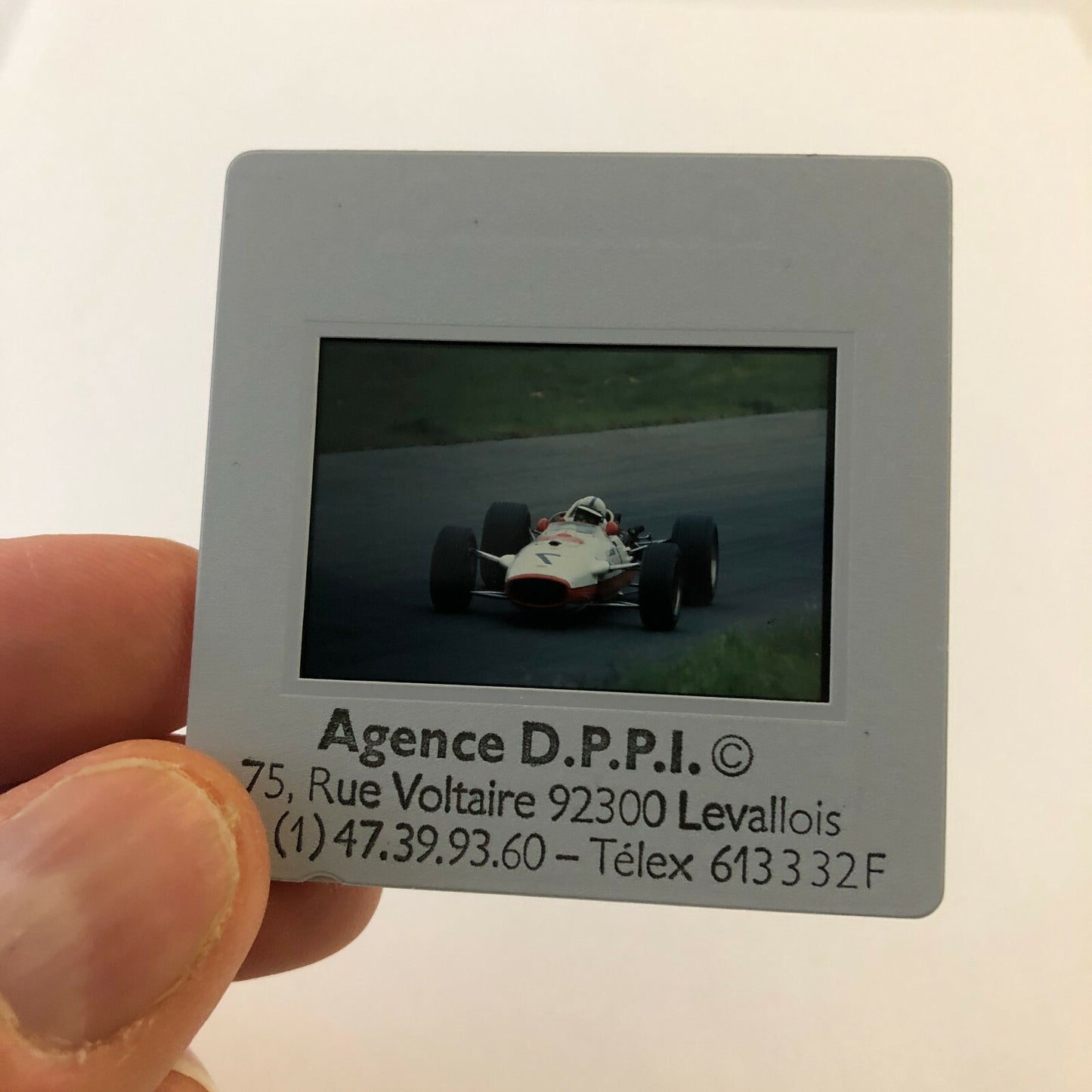 1967 John Surtees Honda DPPI 35MM Press Photo Slide Honda F1 Racing 