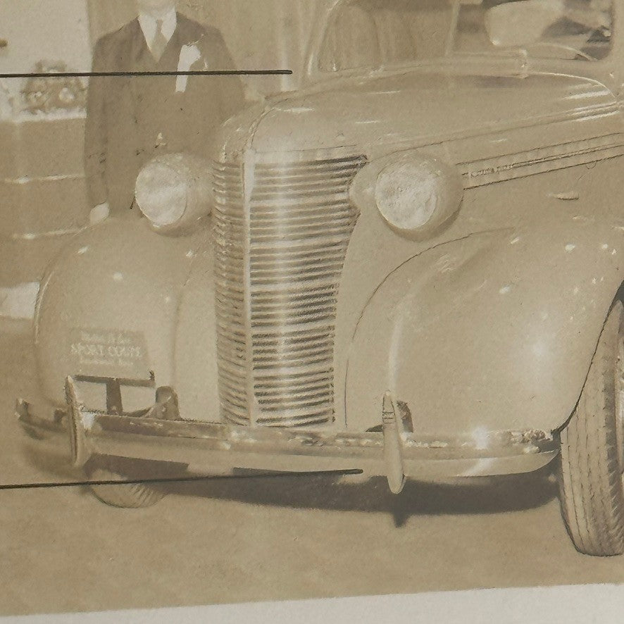 Vintage Chevrolet Sport Coupe Car Photo Photograph Print