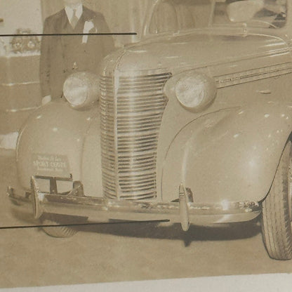 Vintage Chevrolet Sport Coupe Car Photo Photograph Print