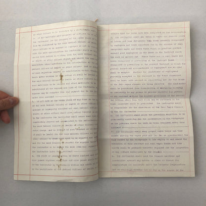 1922 Government Contract for Infectious Disease Ambulance Edmonton London UK