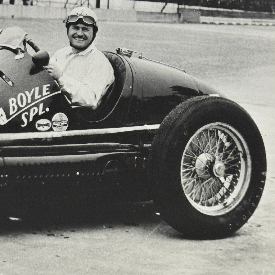 Vintage Racing Photo Wilbur Shaw Indy Indianapolis Motor Speedway 1940 Modern