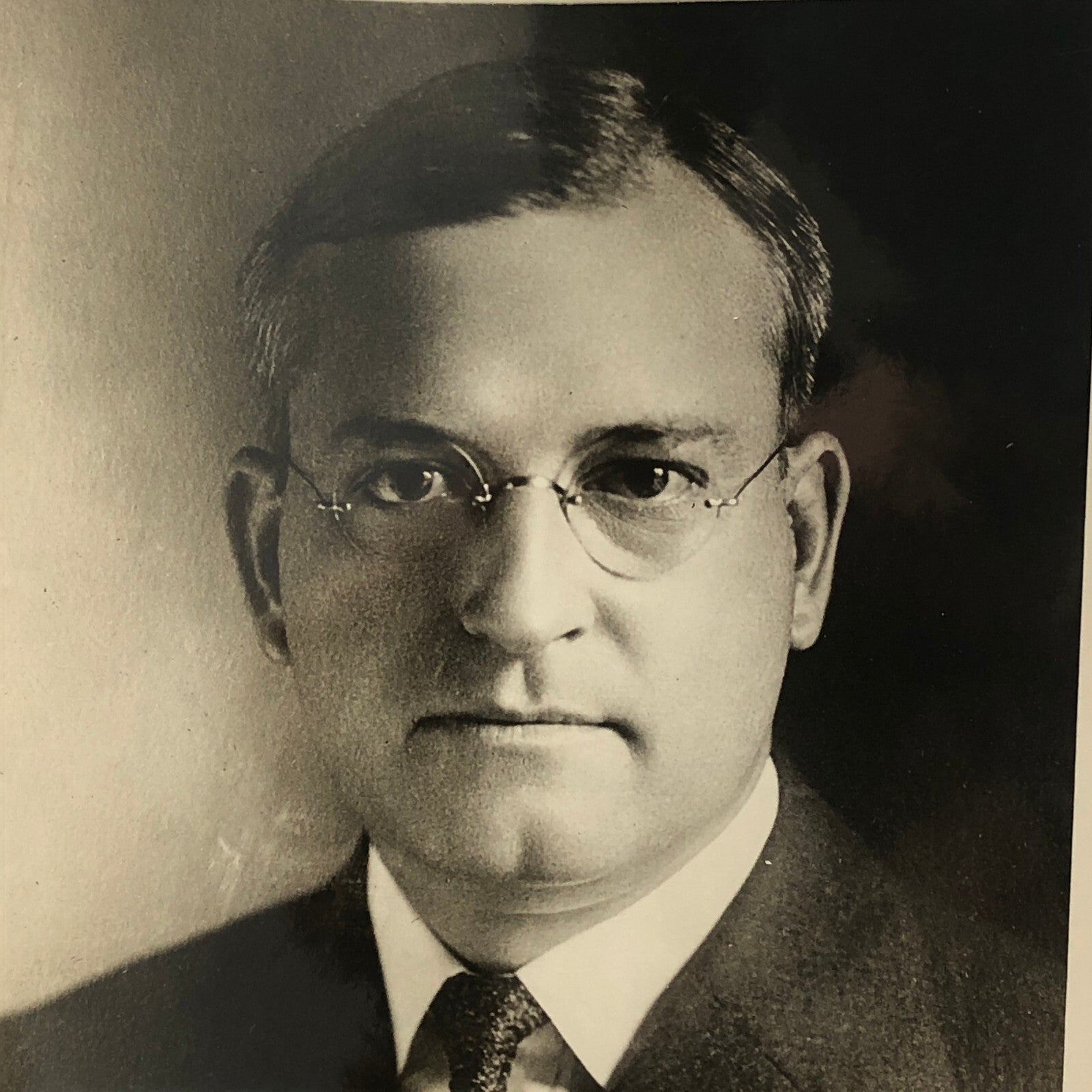 Press Photo Photograph Banker Banking Executive Manufacturers Trust Merger