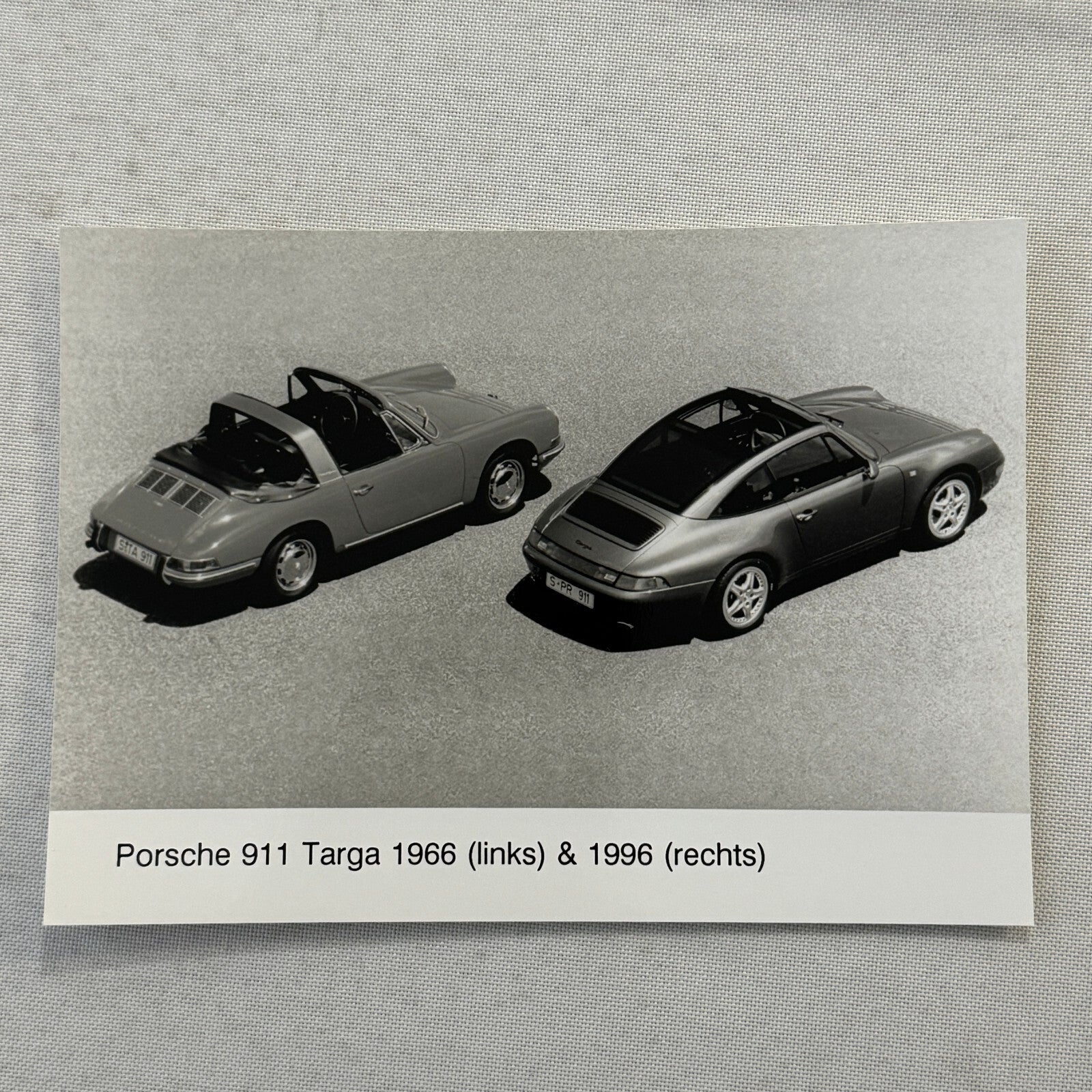 1996 Porsche 911 Targa Factory Press Photo Photograph German 1966 Porsche