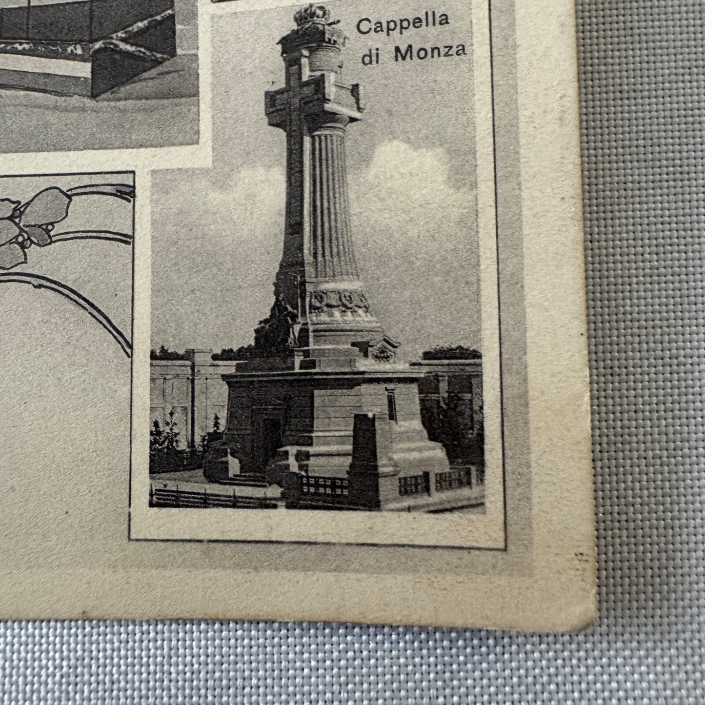 Vintage Monza Italy Postcard Post Card Italian Monza Race Track Circuit Racing