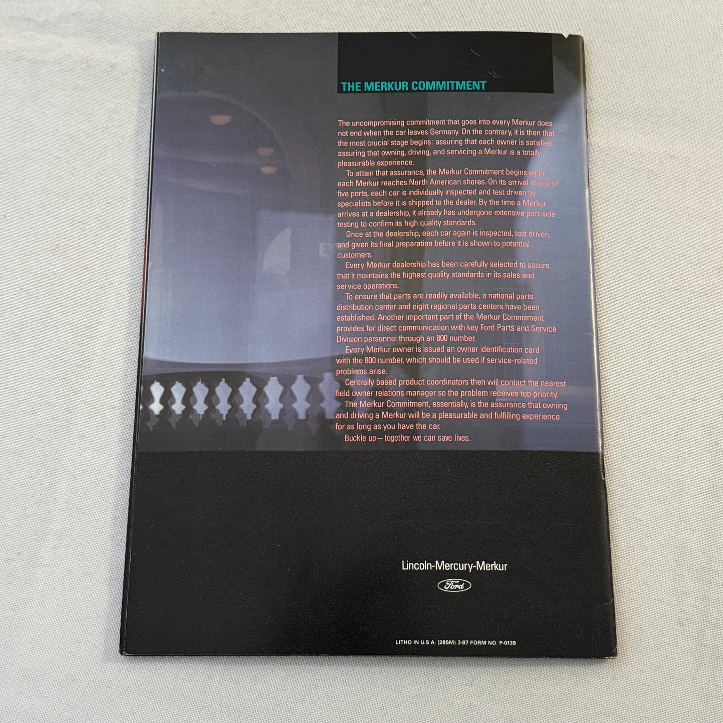 Merkur Scorpio Car Sales Brochure Catalog Advertising