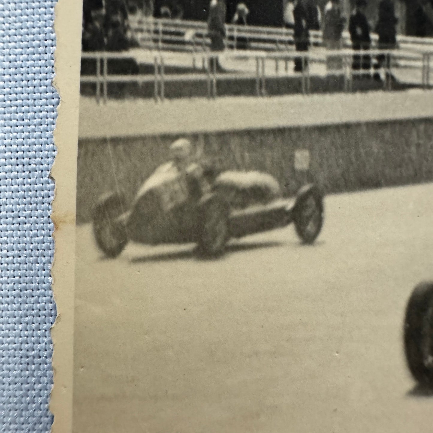 Vintage Racing Car Postcard Real Photo Postcard RPPC Post Card