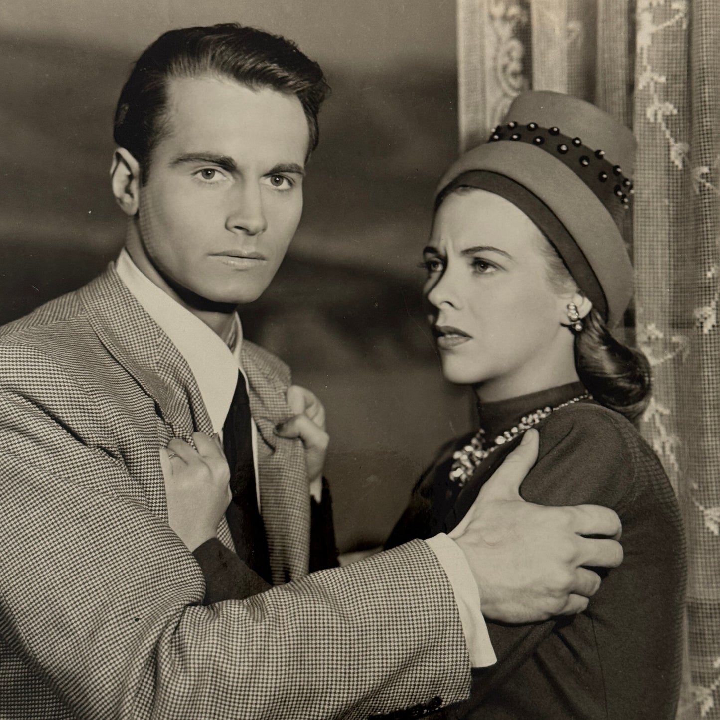 Vintage Movie Still Photo Photograph Actor Actress Unidentified