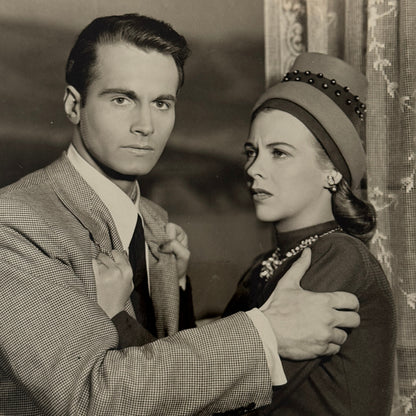 Vintage Movie Still Photo Photograph Actor Actress Unidentified