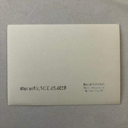 Vintage Motorcycle Racing Photo Photograph Print Germany Sidecar Side Car