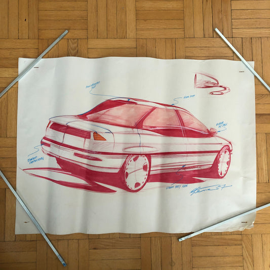 Styling Concept Automobile Illustration Art Drawing Sketch Ford Germany ?