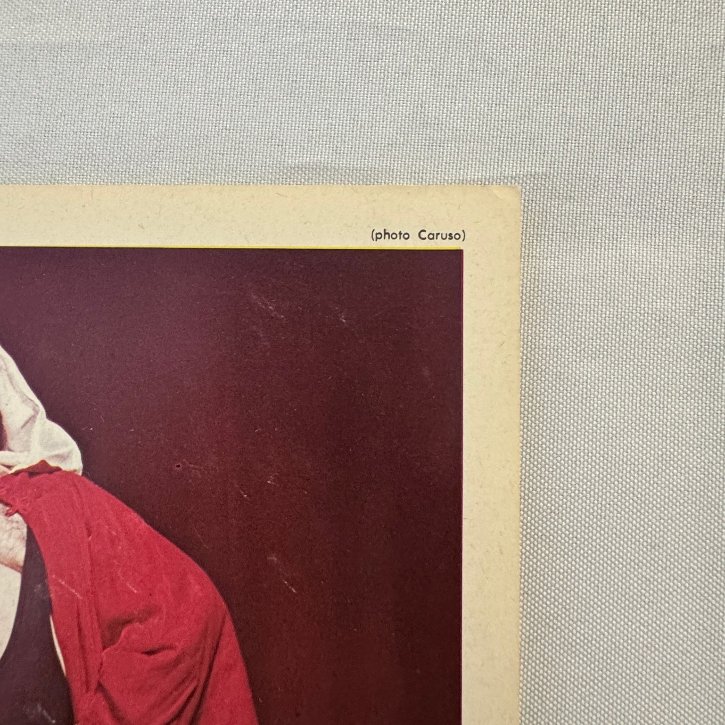 Vintage Wrestling Print Insert Paul Vachon The Butcher Vachon Quebec French 1973