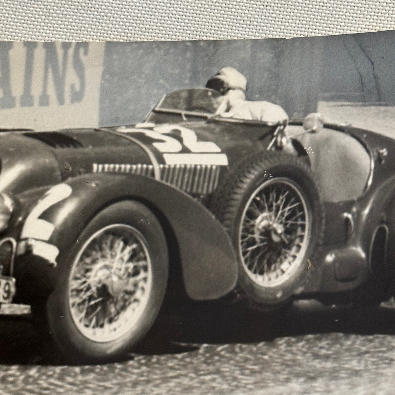 Vintage Alfa Romeo Racing Car Press Photo Photograph Print