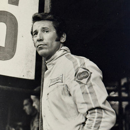 Vintage Mario Andretti Racing Driver Photo Photograph Print Motorsport