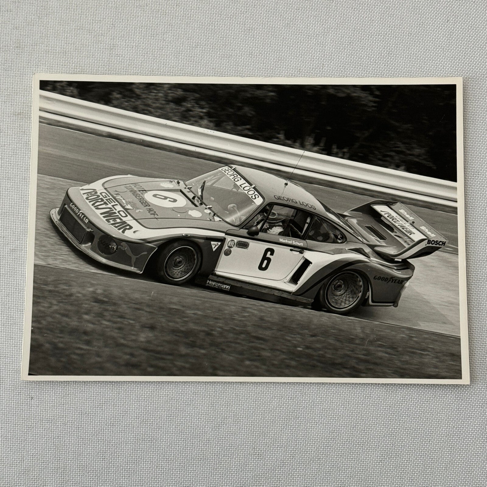 Porsche 935 1000 KM Nurburgring 1979 Racing Photo Photograph Manfred Schurti
