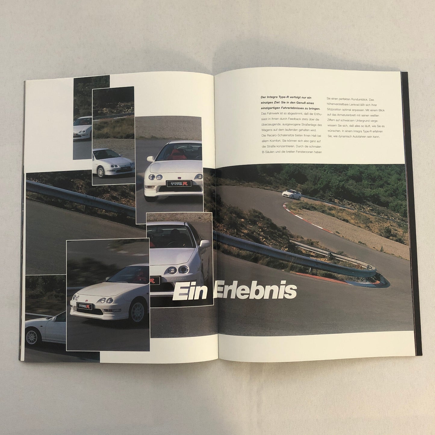Honda Integra Type R Car Sales Brochure GERMAN Text European Market