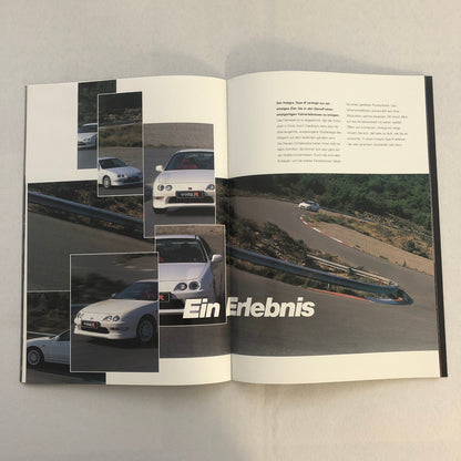 Honda Integra Type R Car Sales Brochure GERMAN Text European Market
