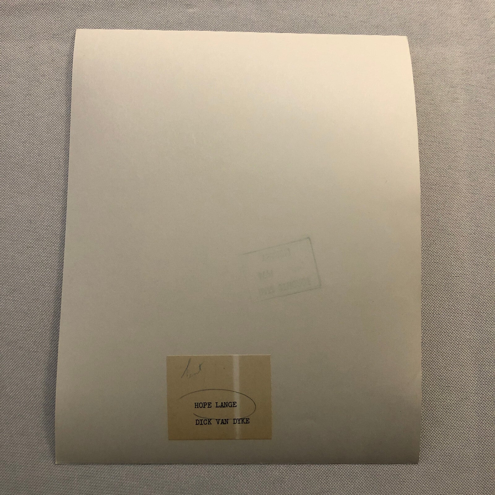 Dick Van Dyke Hope Lange Movie or Television Photo Photograph Print