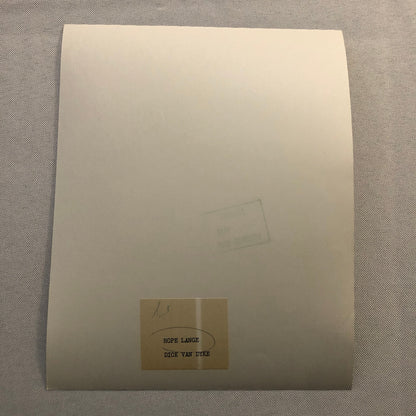 Dick Van Dyke Hope Lange Movie or Television Photo Photograph Print