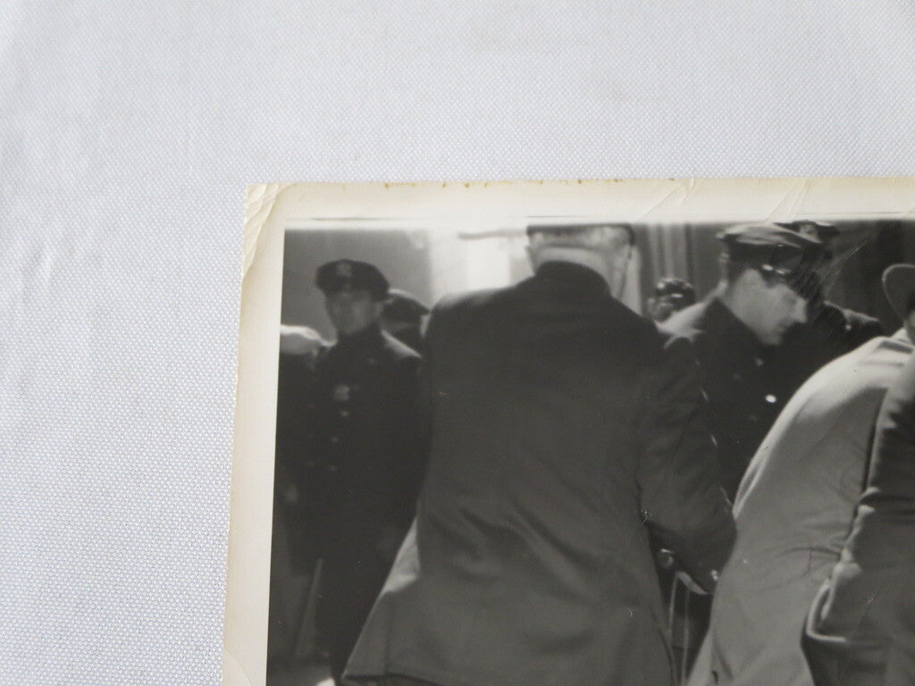 1948 Press Photo Photograph Police Beat Protesters New York Stock Exchange