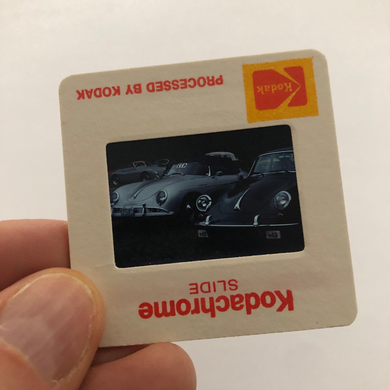 Porsche 356 Car Show 35mm Photo Slide Vintage 1981