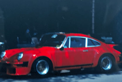 Porsche 911 Car 35mm Photo Slide Vintage 1981
