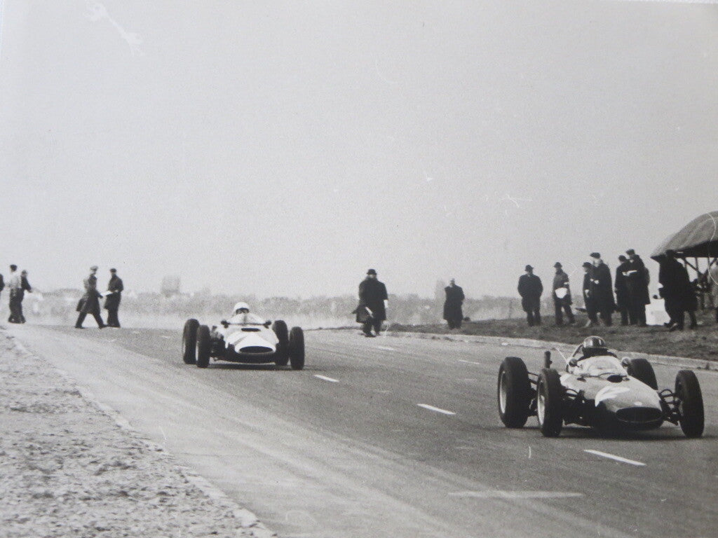 Vintage 1962 Racing Photograph Photo Image - Grand Prix Belgium Brussels Cars 