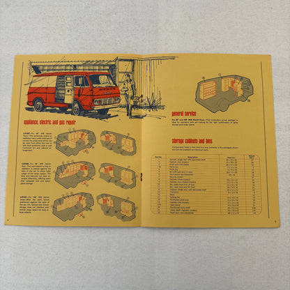 GMC Handi-Van Sales Sheet Brochure Catalog Advertising Handi Van