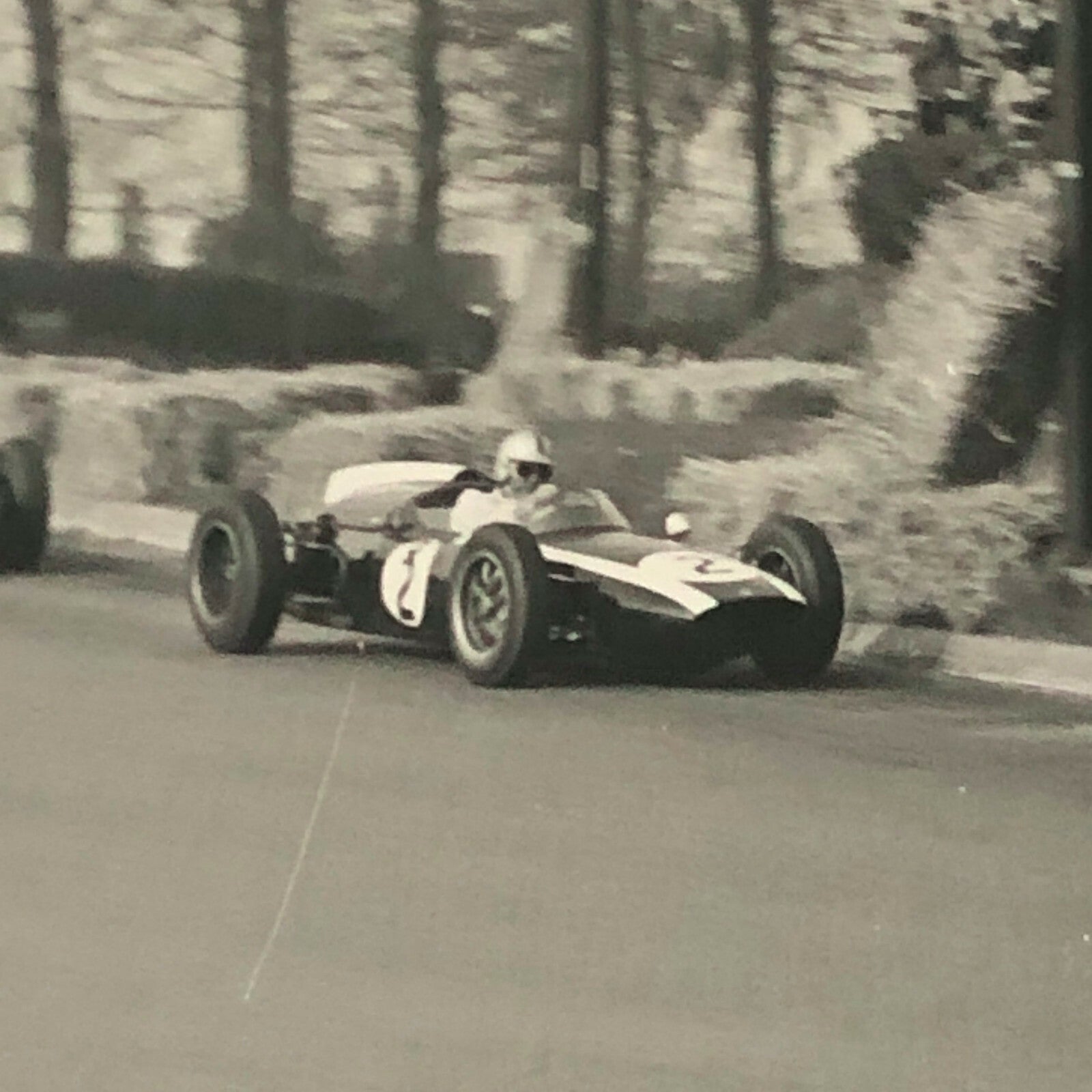 Vintage 1961 Racing Photo Photograph John Surtees Bruce McLaren Jack Brabham 