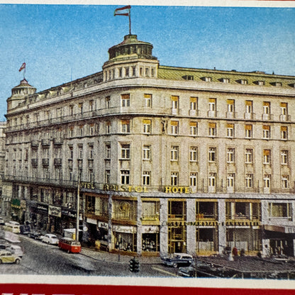 Vintage Hotel Travel Luggage Label Hotel Bristol Wien Vienna Austria