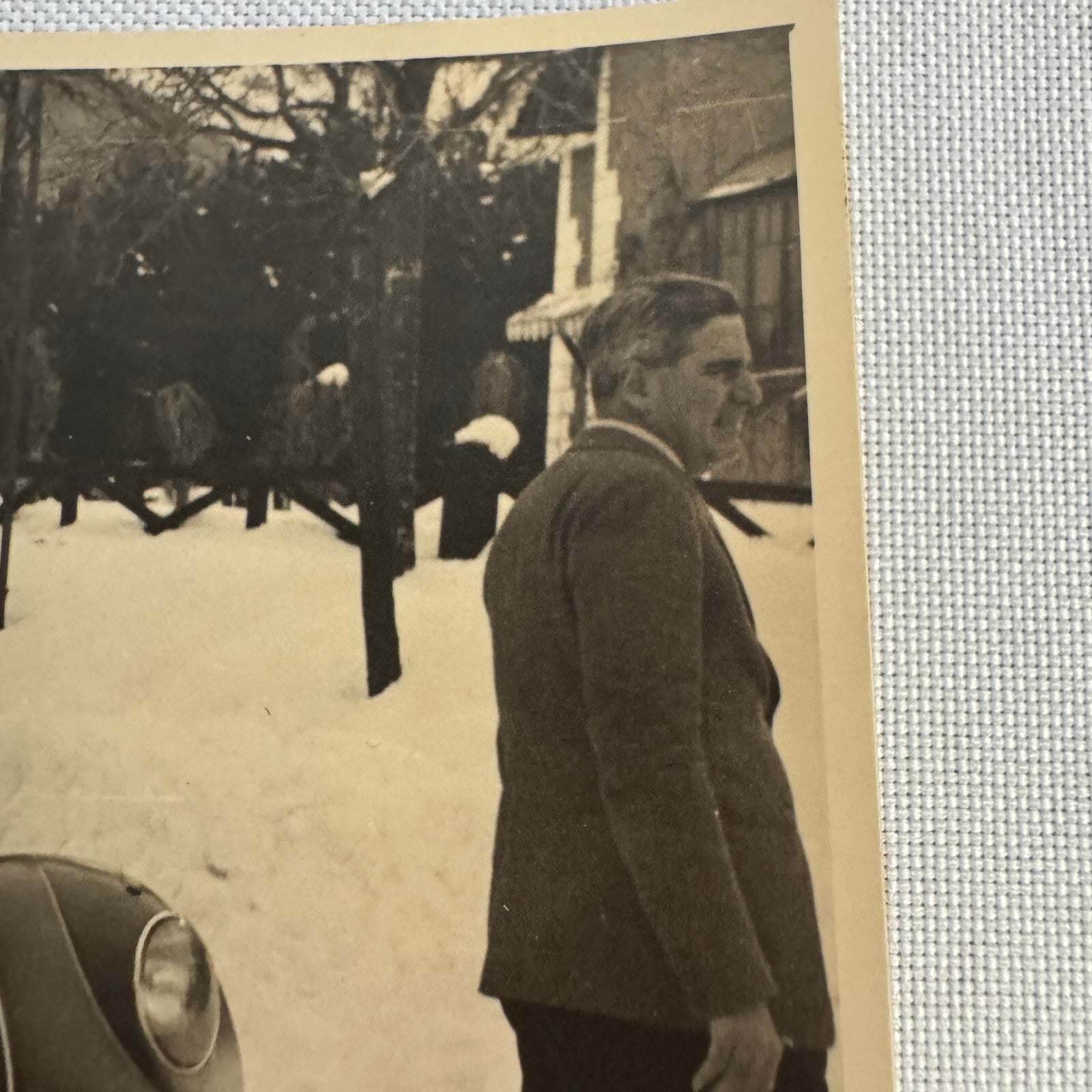 Vintage Automobile Car Photo Photograph European