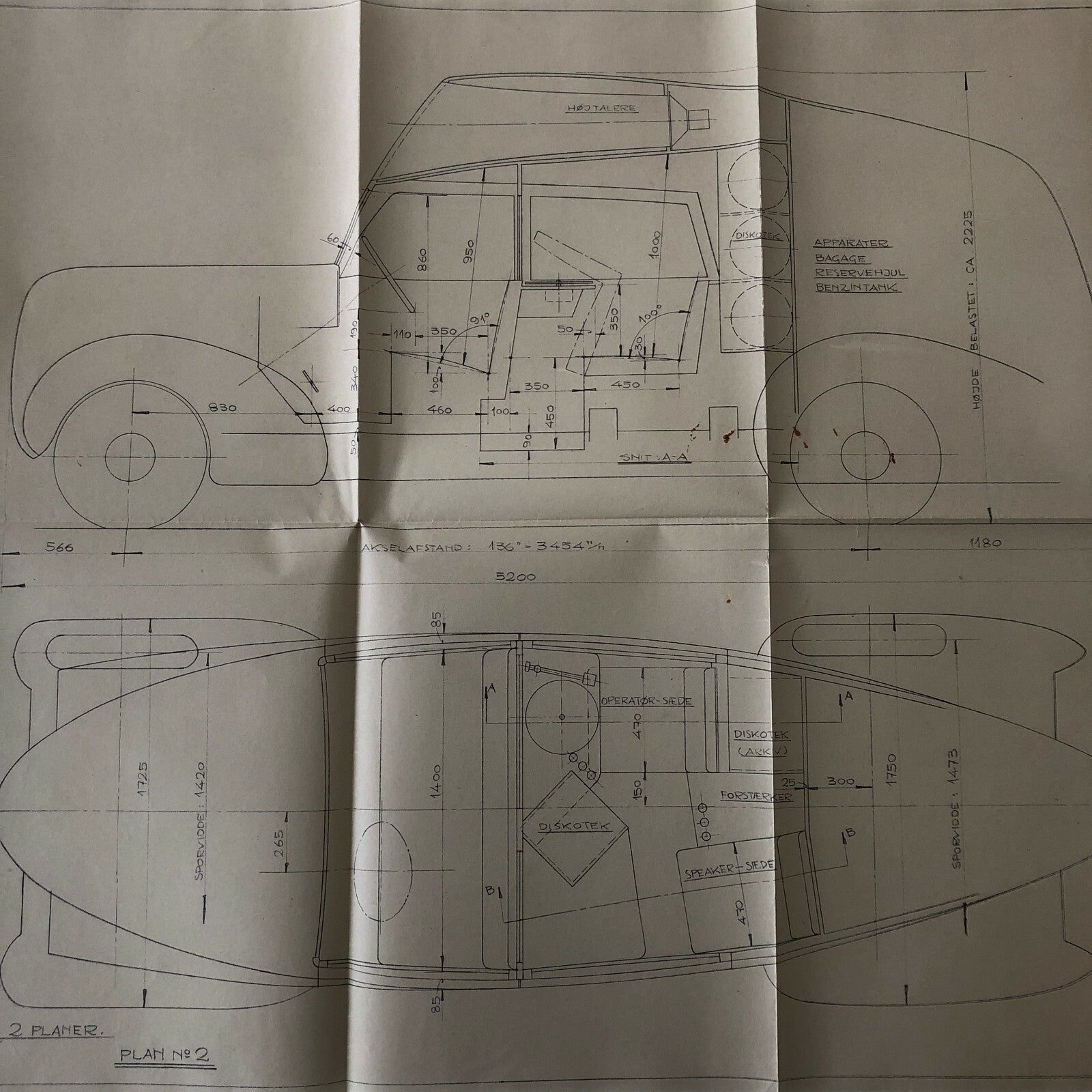 1937 Coachbuilder Truck Design Blueprint Rendering Blue Print Dodge Chassis Van