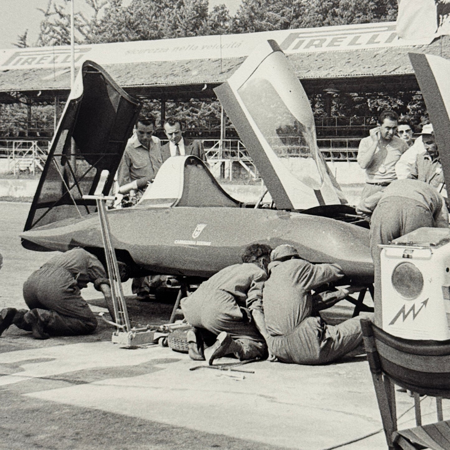 Fiat Abarth 750 Record Bertone 1956 Monza Racing Car Photo Photograph Modern