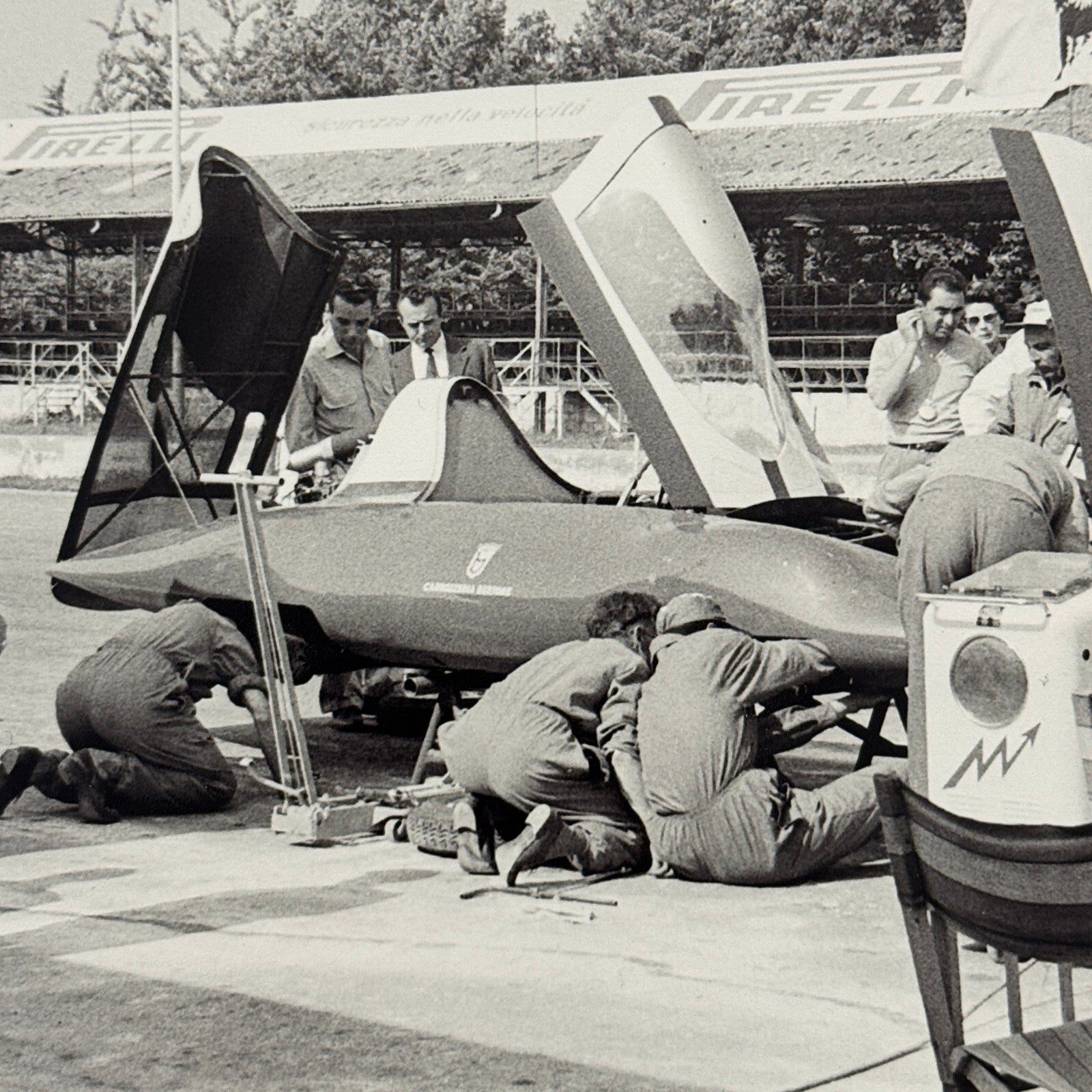 Fiat Abarth 750 Record Bertone 1956 Monza Racing Car Photo Photograph Modern
