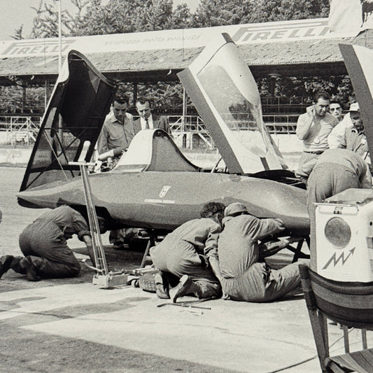 Fiat Abarth 750 Record Bertone 1956 Monza Racing Car Photo Photograph Modern