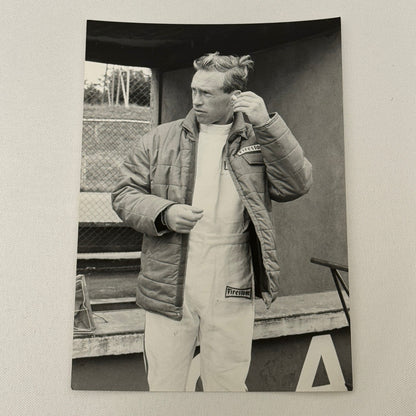 Vintage Racing Photo Mike Spence 1966 German Grand Prix Race Motorsport